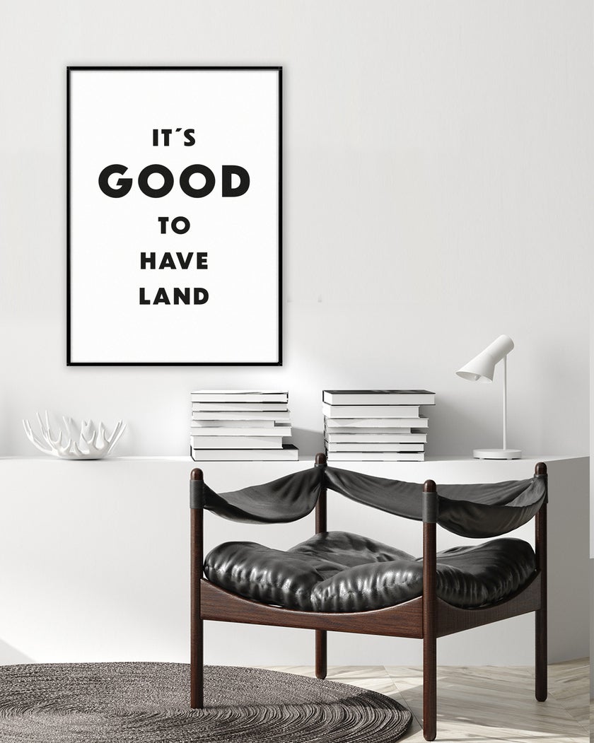 It s good to have land poster posterton